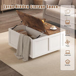 Load image into Gallery viewer, Lift Top Coffee Table with Storage, 31.5" Square White Coffee Table with Large Hidden Storage, Wood Living Room Table Center Table for Living Room Dining Reception Room