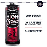 Load image into Gallery viewer, High Brew Coffee, Triple Shot Espresso, Cold Brew Coffee, 11 Fl Oz, Ready-To-Drink (Pack of 12)