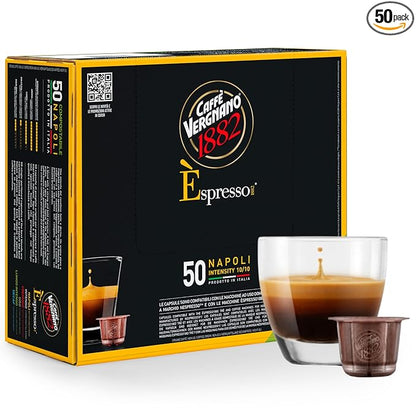 Caffe' Vergnano 1882 Medium Roast Espresso Original Line Machine Compatible Capsules