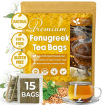 Load image into Gallery viewer, FreshDrinkUS, Premium 15 Tea Bags Fenugreek, 100% Natural &amp; Pure from Fenugreek. Fenugreek Herbal Tea. Made with Natural Material Tea Bags. No Sugar, No Caffeine, No Gluten, Vegan.