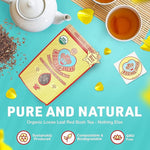 Load image into Gallery viewer, Naturally Sweet Organic Rooibos Tea - 8 oz Premium Loose Leaf Rooibos Tea – Caffeine-Free and Sugar Free Red Rooibos Tea Organic – Low-Tannin and Antioxidant-Rich Rooibos Tea Loose Leaf