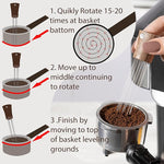 Load image into Gallery viewer, WDT Tool Espresso Stirrers - Coffee Distributor Barista Tools - Espresso Needle Distribution Tool for Coffee Accessories Kit - Walnut Wood Gifts for Coffee Lovers (Large)