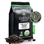 Load image into Gallery viewer, The Bean Organic Coffee Company 50/50 French Roast, 50% Decaf, Dark Roast, Whole Bean Coffee, 16-Ounce Bag, USDA Organic Certified