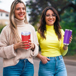 Load image into Gallery viewer, 20oz Tumbler Stainless Steel Tumbler Cup with Lid Vacuum Insulated Double Wall Travel Mug, Durable Powder Coated Travel Coffee Tumbler Mug for Hot &amp; Cold Drinks, Purple,4 Pack