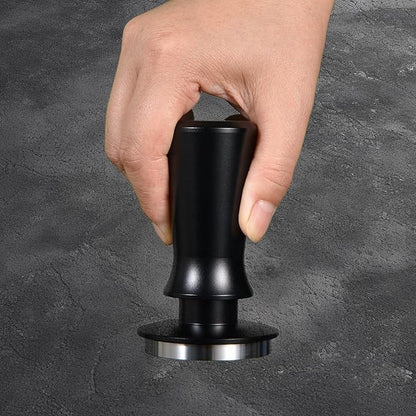 51mm Espresso Hand Tamper, MATOW Dual Calibrated Spring Loaded Coffee Tamper with Stainless Steel Flat Base, Pro-barista 30lbs Espresso Tamper with Anodized Aluminum Handle