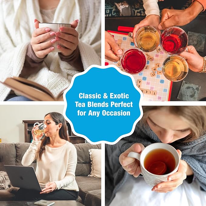 Tiesta Tea - Ginger Citrus Herbal Loose Leaf Tea, Lemon Ginger with Mint & Chamomile Blend, Caffeine-Free, Brew Hot or Iced, Makes Up to 200 Cups, Resealable Bulk Pouch, 12 Ounce