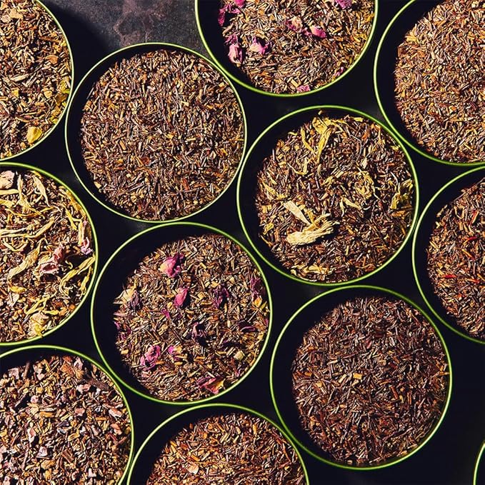 Palais des Thés - Hammam Rooibos Tea - Caffeine-Free Rooibos, Rose & Red Berries - Premium Tea Bags, Serves 20 Cups