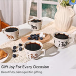 Load image into Gallery viewer, Ceramic Coffee Mug, 12 oz Novelty Unique Teacup with Handle, Stoneware Cup for Tea Mocha Latte Cappuccino Espresso (Bear)