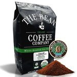 Load image into Gallery viewer, The Bean Organic Coffee Company Water Processed DECAF Peppermint Mocha, Medium Roast, Ground Coffee, 80 Ounce Bag, Café Molido Tostado Orgánico descafeinado