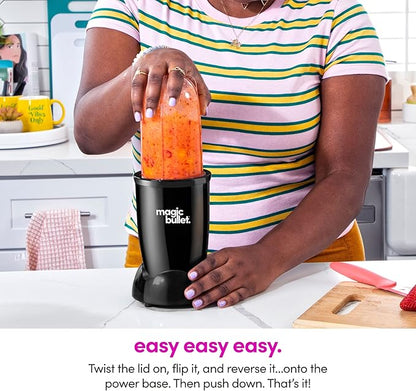 magic bullet Blender, Small, Black, 11 Piece Set