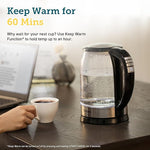 Load image into Gallery viewer, COSORI Electric Kettle Temperature Control with 6 Presets, 60min Keep Warm 1.7L Electric Tea Kettle &amp; Hot Water Boiler, 304 Stainless Steel Filter, Auto-Off &amp; Boil-Dry Protection, BPA Free, Black