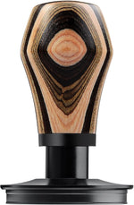 Load image into Gallery viewer, Normcore 53.3mm Coffee Tamper V4, Spring Loaded Tamper with Titanium PVD Coating Ripple Base, Espresso Tamper Fits 54mm Breville Sage Portafilters, Colorful Wood Handle
