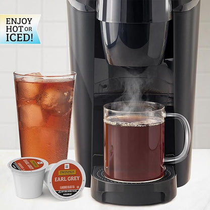 Twinings Earl Grey Black Tea K-Cup Pods for Keurig, 56 Count (Pack of 1), Flavoured with Citrus & Bergamot, Caffeinated, Enjoy Hot or Iced