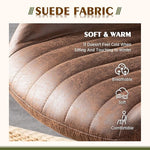 Load image into Gallery viewer, High Back Office Chair,Modern Swivel Office Chair,Brown Suede Fabric Gaming Chair,Height Adjustable Home Office Desk Chair with Lumbar Support