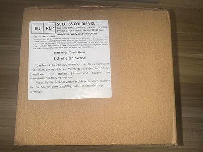 Yundu Brown Ceramic Teapots, 1000ml/33.8oz Tea Kettle, Enough for 4 Cups, Tea pot with infusers for loose tea, Striped Tea Pot with Removable Tea infuser