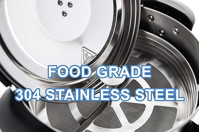 SYBO SR-CP-100B Commercial Grade Stainless Steel Percolate Coffee Maker Hot Water Urn for Catering, 100-Cup 16 L, Metallic