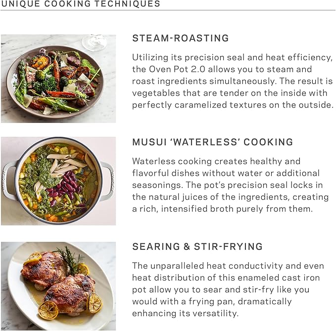 Vermicular Oven Pot 2.0 | Lightweight Enameled Cast Iron Pot | 22cm (3.7 Qt) | Non-Toxic | Induction-compatible | Dutch Oven | Made in Japan | Matte Himalayan Pink