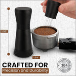 Load image into Gallery viewer, WDT Espresso Tool – Premium 0.35mm Needle Coffee Stirrer for Baristas | Precision Espresso Distribution Tool for Better Extraction with Extra 10 Needles | Matt Black