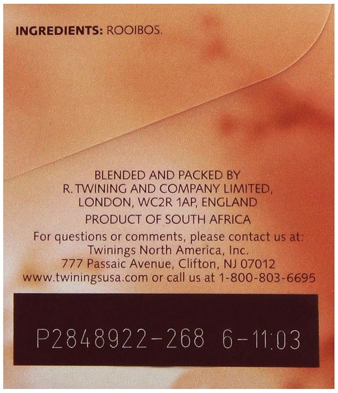 Twinings Tea Red African Rooibos Tea, 20 ct (Pack of 4)