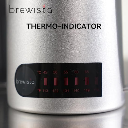 Brewista Precision Milk Frothing Pitcher, Steaming Jug, Coffee, Espresso Machine Accessories for Barista, Latte Art, Cappuccino, Stainless Steel Cup, 24 oz/720 ml, Silver