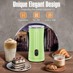 Load image into Gallery viewer, Milk Frother, 4-in-1 Electric Milk Frother and Steamer, Automatic Hot and Cold Foam Maker and Milk Warmer for Coffee, Latte, Cappuccino, Macchiato, Hot Chocolate(Lime Green)