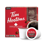 Load image into Gallery viewer, Tim Hortons Dark Roast Coffee, Single-Serve K-Cup Pods Compatible with Keurig Brewers, 32ct K-Cups,Red