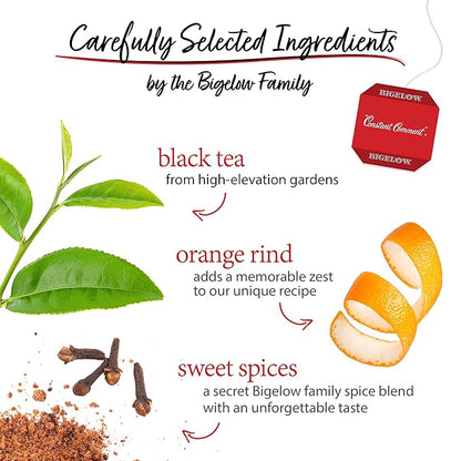 Bigelow Tea Constant Comment Caffeinated Black Tea Bags, 40 Count, Pack of 6