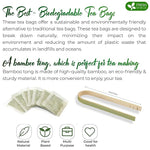 Load image into Gallery viewer, FreshDrinkUS, Premium 135 Sage Leaf Tea Bags, 100% Natural &amp; Pure from Sage Leaves. Loose Leaf Herbal Tea. Made with Natural Material Tea Bags. No Sugar, No Caffeine, No Gluten, Vegan.