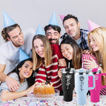 Load image into Gallery viewer, ThermoThrill Ships Next Day, Personalized 40 Oz Tumbler with Handle and Straw Custom Tumbler with Text Stainless Steel Mug Birthday Gifts for Women (3.Personalized with Birth Flower, 40OZ)