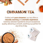 Load image into Gallery viewer, LeafLea 120 Cinnamon Tea Bags, Premium Herbal Tea with Ground Cinnamon Sticks, Spiced and Soothing Flavor for Relaxation, Caffeine-Free, Sugar-Free, Non-GMO, Vegan