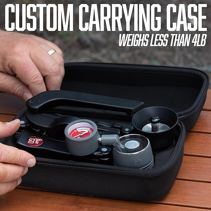 Flair GO: Portable, Collapsible Lever Espresso Machine with Pod Brewing (Pods Model)