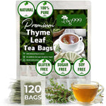 Load image into Gallery viewer, TOG999, Premium 120 Thyme Leaf Tea Bags, 100% Natural &amp; Pure Thyme Leaves. Loose Leaf Thyme Herbal Tea. Thyme Leaf Tea. No Sugar, No Caffeine, No Gluten, Vegan.
