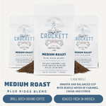 Load image into Gallery viewer, Crockett Medium Roast Ground Coffee – Bold Medium Roast Ground Coffee with Smooth Body, Balanced Flavor &amp; Clean Finish – Perfect for Classic Coffee Drinks, All-Day Energy &amp; Healthy Coffee Habits