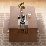 Load image into Gallery viewer, Coffee Table with LED Lights, 51" Modern Rectangular Living Room Center Table with Storage Shelves &amp; Hidden Compartment, Stylish Tea Table for Apartment, Home, Office