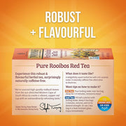 Twinings Pure Rooibos Red Herbal Tea Individually Wrapped Bags, 20 Count (Pack of 1), Sweet with Uplifting Aroma, Naturally Caffeine-Free, Enjoy Hot or Iced, 20 Teabags