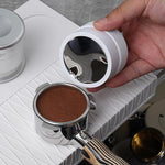 Load image into Gallery viewer, IKAPE 51MM Coffee Distributor, Gravity Adaptive Espresso Distributor Fits All 51MM Espresso Portafilter, Compatible with 51MM Delonghi Bottomless Portafilter (White)