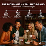 Load image into Gallery viewer, FreshDrinkUS, Ginseng 6 Treasures Kidney Tea, 30 Packs Of Super Kidney Cleanse Detox Tea For Men &amp; Women, 100% Natural Roots &amp; Berries | Caffeine-Free | Adaptogenic Blend for Energy, Wellness &amp; Vitality Support