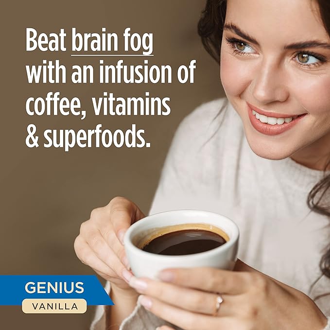 VitaCup Genius Vanilla Keto Coffee Pods w/MCT Oil, Turmeric, B Vitamins, & D3 for Energy & Focus in Recyclable Single Serve Pod Compatible with K-Cup Brewers Including Keurig 2.0, 64 CT