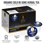 Load image into Gallery viewer, Organic Rooibos Tea Pods for Keurig with Lemon, Mint, Licorice - Unsweetened Decaf Tea for K Cup Brewing - Cold Be Gone by Teavity (12 Tea Pods)