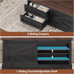 Load image into Gallery viewer, Itaar 39.4'' Lift Top Coffee Table with Storage, Farmhouse Coffee Tables for Living Room, Square Coffee Table with Large Hidden Compartment &amp; 2 Drawers &amp; Adjustable Shelves, Black