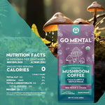 Load image into Gallery viewer, Organic Mushroom Coffee 3 Bag Gift Box Set, Lion's Mane &amp; Chaga, Red Reishi &amp; Chaga Decaffeinated, Turkey Tail &amp; Cordyceps, Immune Support &amp; Overall Wellbeing Dark Roast 36oz Ground