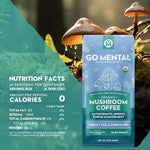 Load image into Gallery viewer, Organic Mushroom Coffee 3 Bag Gift Box Set, Lion's Mane &amp; Chaga, Red Reishi &amp; Chaga Decaffeinated, Turkey Tail &amp; Cordyceps, Immune Support &amp; Overall Wellbeing Dark Roast 36oz Ground