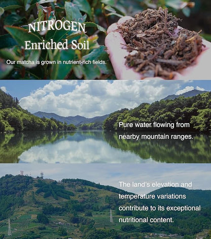 SOKYO ceremonial matcha powder series Rich and full-bodied flavor powdered green tea Japanese matcha (1.05oz / 30g, Fuji Ceremonial Q)