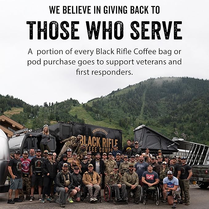 Black Rifle Coffee Company Tactisquatch, 84 Count, Dark Roast K Cups - Single Serve K Cups Coffee Pods - Kcup Pods Compatible with Keurig 1.0 & 2.0 - Made from Arabica Beans