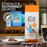 Load image into Gallery viewer, Stella Blue Ground Coffee, Miss Peaches Blend, Medium Roast, Fresh Coffee Ground 100% Arabica, Smooth Balanced Roast with Distinct Flavor Notes, Ethically Sourced Coffee Beans, 12 oz Bag