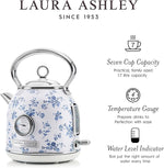 Load image into Gallery viewer, Laura Ashley Stainless Steel Electric Kettle 1.7 Liter - 1500W Rapid Boil Electric Kettles for Boiling Water - Electric Tea Kettles Automatic Shut Off - Overheat &amp; Boil Dry Protection Cordless Kettle