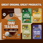 Load image into Gallery viewer, FGO Organic Chai Tea, 100 Count, Eco-Conscious Tea Bags, Resealable Bag, Packaging May Vary (Pack of 1)