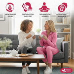 Load image into Gallery viewer, FreshDrinkUS, 40 Tea Bags - Menopause Support Herbal Tea – Soothing Blend with Rhubarb, Hibiscus, Valerian, Passiflora, Ashwagandha, Fennel &amp; Chamomile, Caffeine-Free, Vegan, Non-GMO