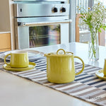 Load image into Gallery viewer, Fourlife 620 Lmc Lemoncello D'Anjou Teapot, Pottery, 19.1 fl oz (591 ml), 3 Cups, Includes Tea Strainer, Microwave and Dishwasher Safe, Yellow, Yellow