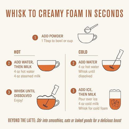 Numi Organic Rooibos Chai Tea Latte Powder – Rooibos Chai Latte Mix with Cinnamon, Cardamom & Cloves – Caffeine Free, Vegan & Gluten Free, 3.5 oz (Makes 19 Cups)